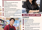 Lowongan Kerja Cahaya Mulia 2 Terbaru 2026: Admin & Helper / Staff Toko