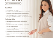 Lowongan Kerja KOL dan Affiliate Specialist Chlaris Terbaru 2026