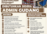 Lowongan Kerja Admin Gudang el.Jasmine Tasikmalaya