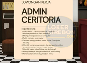 Lowongan Kerja Admin Ceritoria Ciledug Terbaru 2026